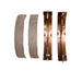 Drum Brake Shoe Set Dynamic Friction 1901-0790-00