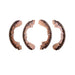 Drum Brake Shoe Set Dynamic Friction 1901-0806-00