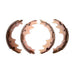Drum Brake Shoe Dynamic Friction 1903-0569-00