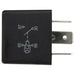 Engine Cooling Fan Motor Relay WVE 1R1205