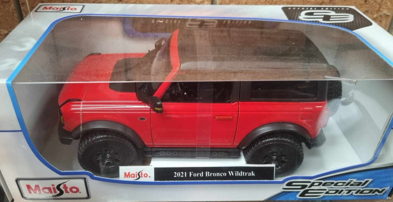 2021 Ford Bronco wildtrak red