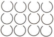 Engine Piston Set MAHLE Clevite 224-3625-0.75MM