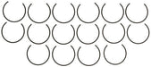 Engine Piston Set MAHLE Clevite 224-3851WR-0.50MM