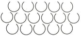 Engine Piston Set MAHLE Clevite 224-3891WR-0.75MM