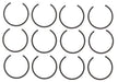 Engine Piston Set MAHLE Clevite 224-3893-0.50MM