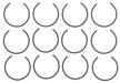 Engine Piston Set MAHLE Clevite 224-3894-1.00MM