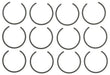 Engine Piston Set MAHLE Clevite 224-3894WR-1.00MM