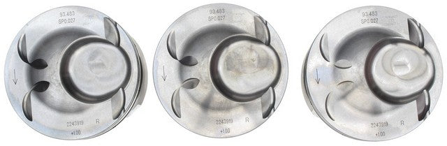 Engine Piston Set MAHLE Clevite 224-3921-1.00MM