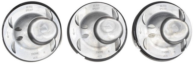 Engine Piston Set MAHLE Clevite 224-3921WR-0.25MM