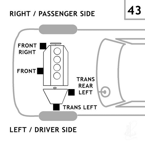 Automatic Transmission Mount Anchor 2888