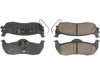 Disc Brake Pad Centric Parts 301.10410