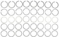 Engine Piston Ring Set MAHLE Clevite 315-0034