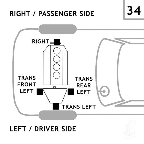 Automatic Transmission Mount Anchor 3194