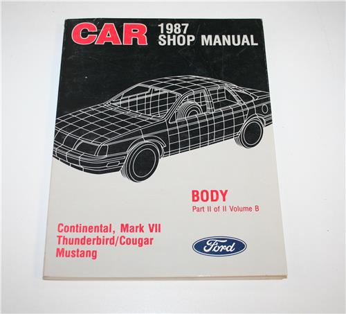 SM FORD 1987 8 VOLUME WORKSHOP MANUAL SET  20427