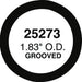 Engine Coolant Thermostat Seal Gates 33609