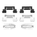 Disc Brake Hardware Kit Dynamic Friction 340-46014