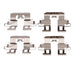 Disc Brake Hardware Kit Dynamic Friction 340-55003