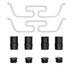Disc Brake Hardware Kit Dynamic Friction 340-73021