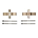 Disc Brake Hardware Kit Dynamic Friction 340-75018