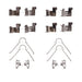Disc Brake Hardware Kit Dynamic Friction 340-76022