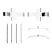 Disc Brake Hardware Kit Dynamic Friction 340-76030