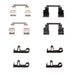 Disc Brake Hardware Kit Dynamic Friction 340-76054