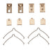 Disc Brake Hardware Kit Dynamic Friction 340-80002