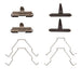 Disc Brake Hardware Kit Dynamic Friction 340-80014