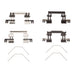 Disc Brake Hardware Kit Dynamic Friction 340-80047