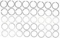 Engine Piston Ring Set MAHLE Clevite 40069CP.040