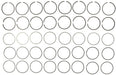 Engine Piston Ring Set MAHLE Clevite 40076CP