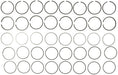 Engine Piston Ring Set MAHLE Clevite 40134CP.030