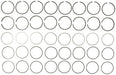 Engine Piston Ring Set MAHLE Clevite 40141CP.040