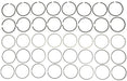 Engine Piston Ring Set MAHLE Clevite 40449.030