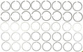 Engine Piston Ring Set MAHLE Clevite 40449.030