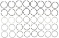 Engine Piston Ring Set MAHLE Clevite 40460.030