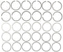 Engine Piston Ring Set MAHLE Clevite 40533CP.030