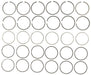 Engine Piston Ring Set MAHLE Clevite 40565CP