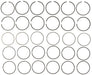 Engine Piston Ring Set MAHLE Clevite 40619CP.030