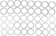 Engine Piston Ring Set MAHLE Clevite 40620
