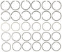 Engine Piston Ring Set MAHLE Clevite 40668CP