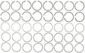 Engine Piston Ring Set MAHLE Clevite 40718CP