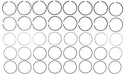 Engine Piston Ring Set MAHLE Clevite 40720.030