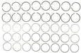 Engine Piston Ring Set MAHLE Clevite 40784.060