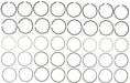 Engine Piston Ring Set MAHLE Clevite 40787.060