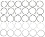 Engine Piston Ring Set MAHLE Clevite 40805