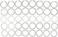 Engine Piston Ring Set MAHLE Clevite 40849CP
