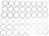 Engine Piston Ring Set MAHLE Clevite 40906.040