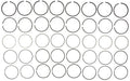 Engine Piston Ring Set MAHLE Clevite 40962.060