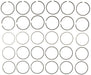 Engine Piston Ring Set MAHLE Clevite 41106CP.040